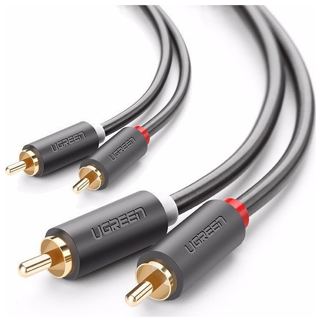 Produktbild Ugreen 2RCA (Cinch) to 2RCA (Cinch) Cable 3m (black) (3 m)