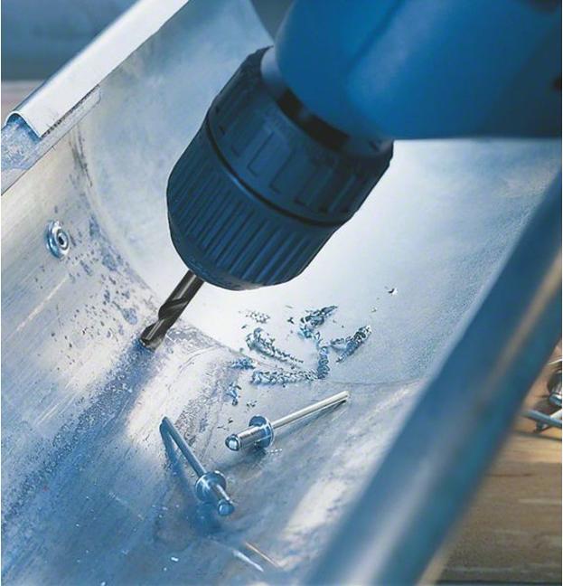 Produktbild Bosch Professional Zubehör Doppelendbohrer HSS-G, 4,8 x 17 x 62 mm, 10er-Pack (4.8 mm)