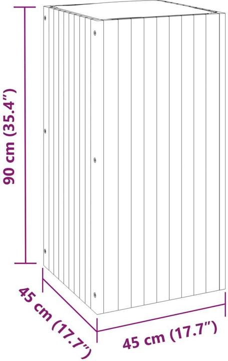Image du produit vidaXL Bac à plantes Acacia