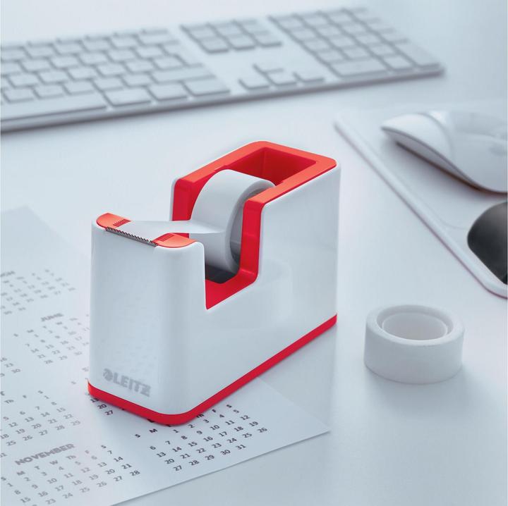 Productafbeelding Leitz Tafeldispenser WOW +1RL wit/rood