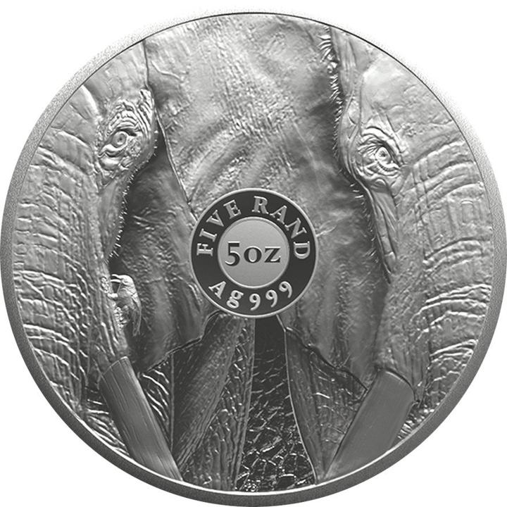 Produktbild South Africa Mint Silber Elefant 5 oz PP - Big Five Serie III - 2024 (999, 2024)