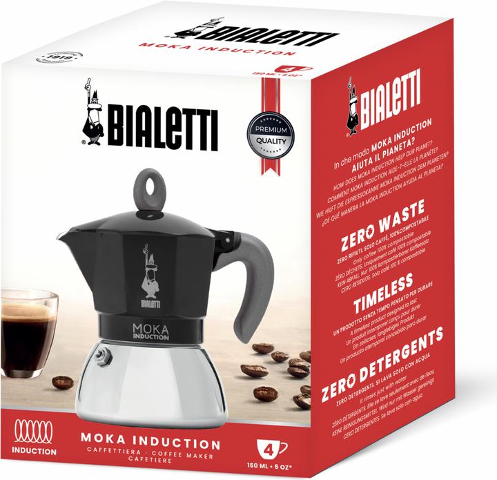 Actual product image Bialetti moka induction (4 T.)