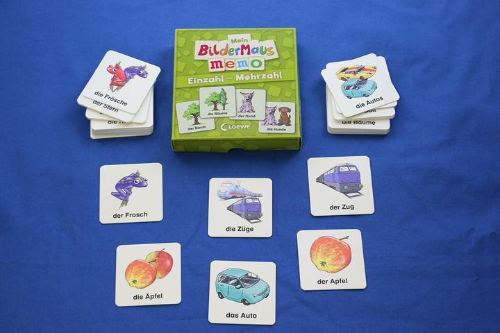Produktbild Mein Bildermaus-Memo - Einzahl - Mehrzahl (Deutsch)