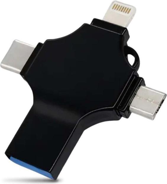 Produktbild Hermex 4-in-1 USB-Stick Lightning-Stick Datenstick Flash-Laufwerk USB-Drive (64 GB, USB-C)