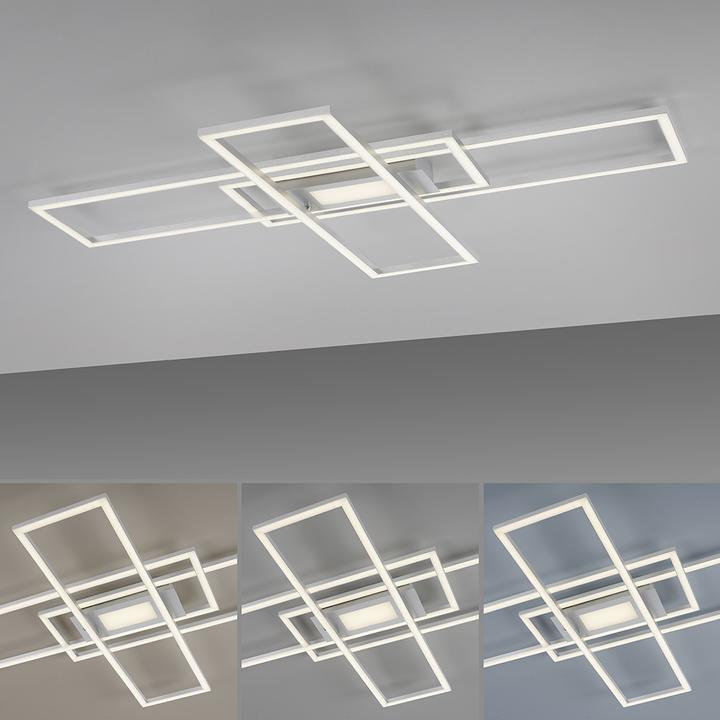 Produktbild Selltec LED Deckenleuchte MINCIO Lichtfarbwechsel CCT, dimmbar, Fernbedienung (5000 lm)