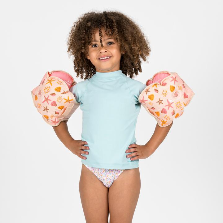 Image du produit Nabaiji Brassards ceinture évolutifs de piscine Enfant 15-30kg - Tiswim shell beige