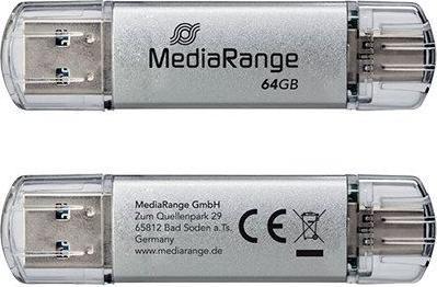 Image du produit MediaRange MR936 combiné avec USB Type-C (32 Go, USB-A, USB-C)