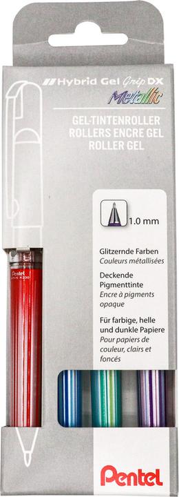 Image du produit Pentel Roller Hybrid Gel Grip (Multicolore, 4 x)