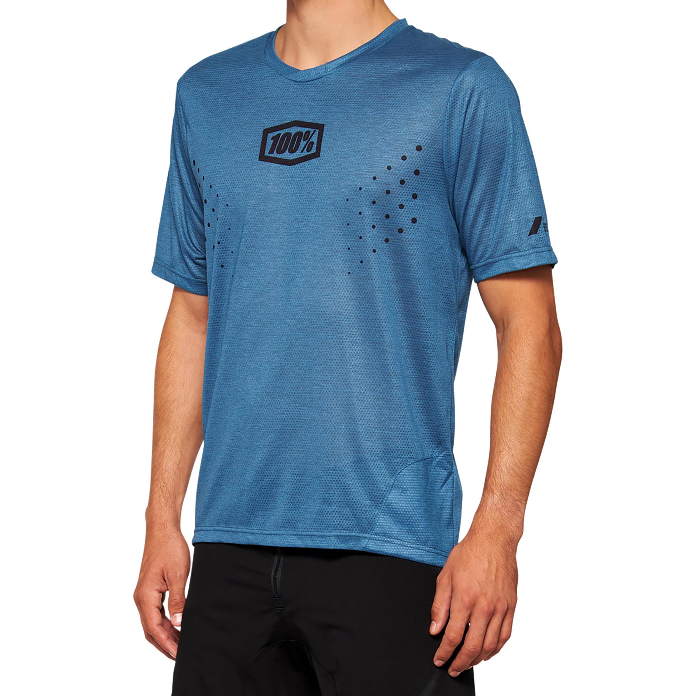 100%, Herren, Velotrikot, Airmatic Mesh Jersey (S), Blau, S