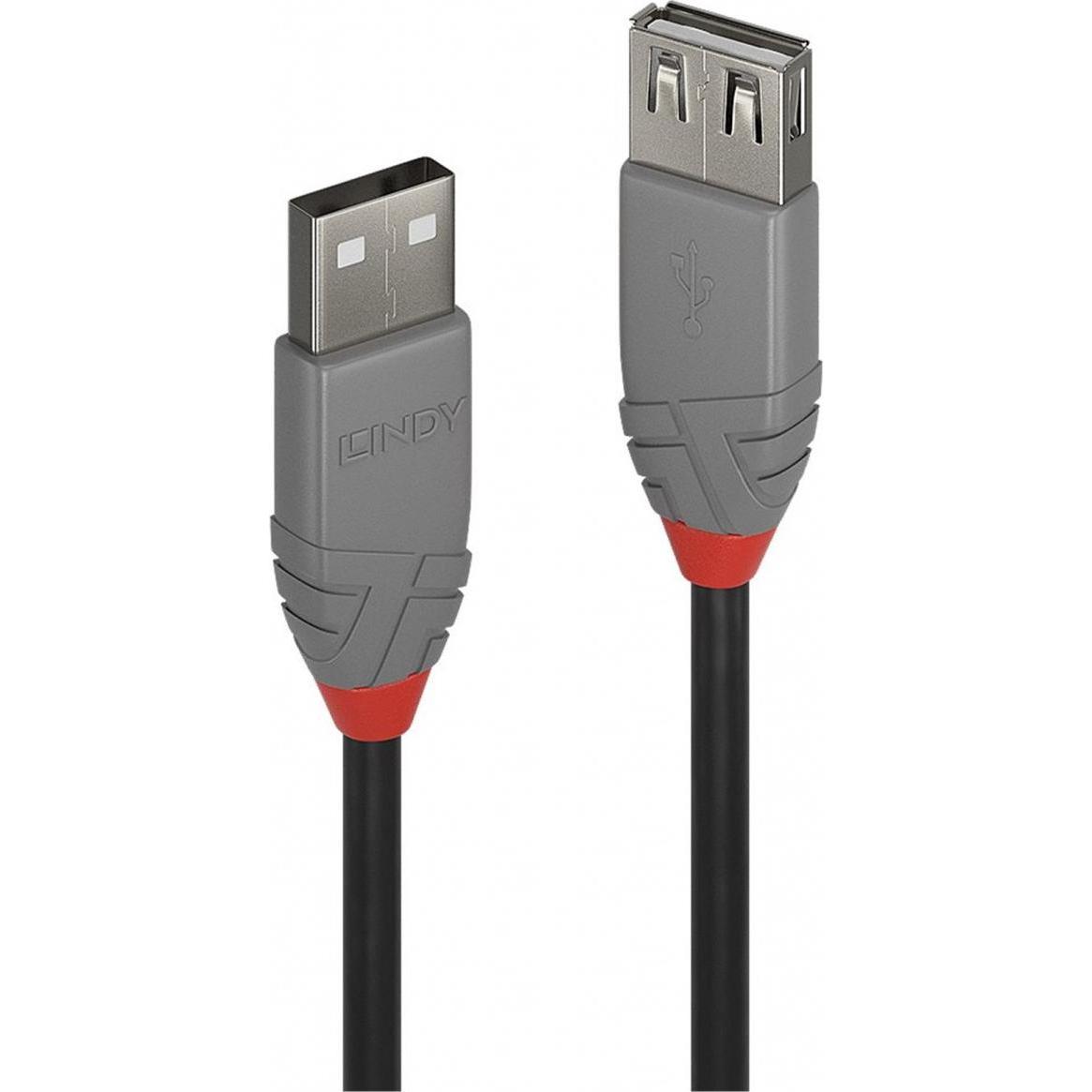Lindy USB/A-USB/A M-F (3 m, USB 2.0), USB Kabel