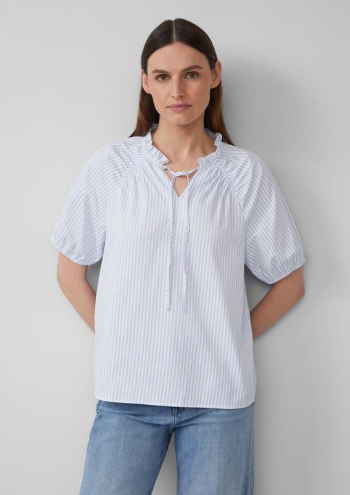 Immagine prodotto S.Oliver Bluse Bluse im Relaxed Fit mit Rüschenkragen (34)
