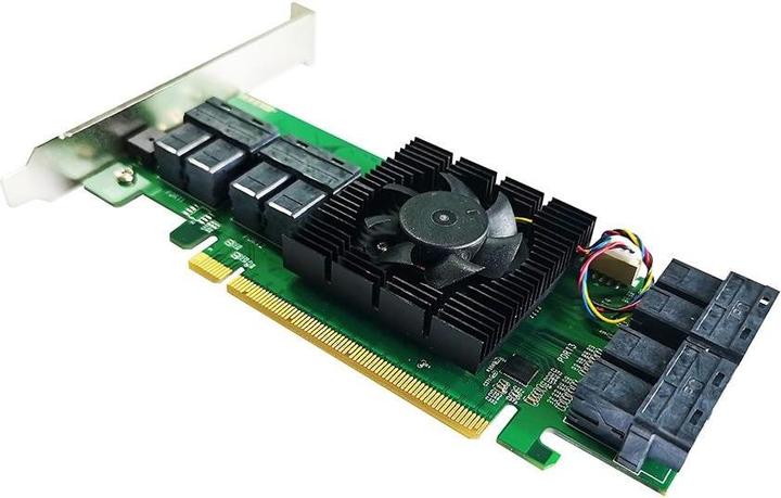 HighPoint SSD7180 - Speichercontroller (RAID) - 2.5" (6.4 cm)