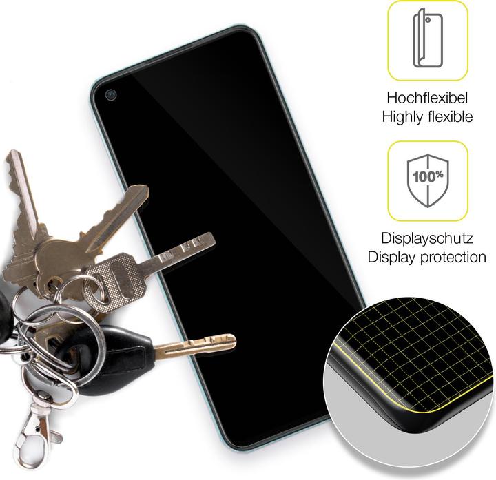 Produktbild Dipos Displayschutzfolie Full-Cover 3D (3 Stück, OnePlus Nord CE 2 Lite)