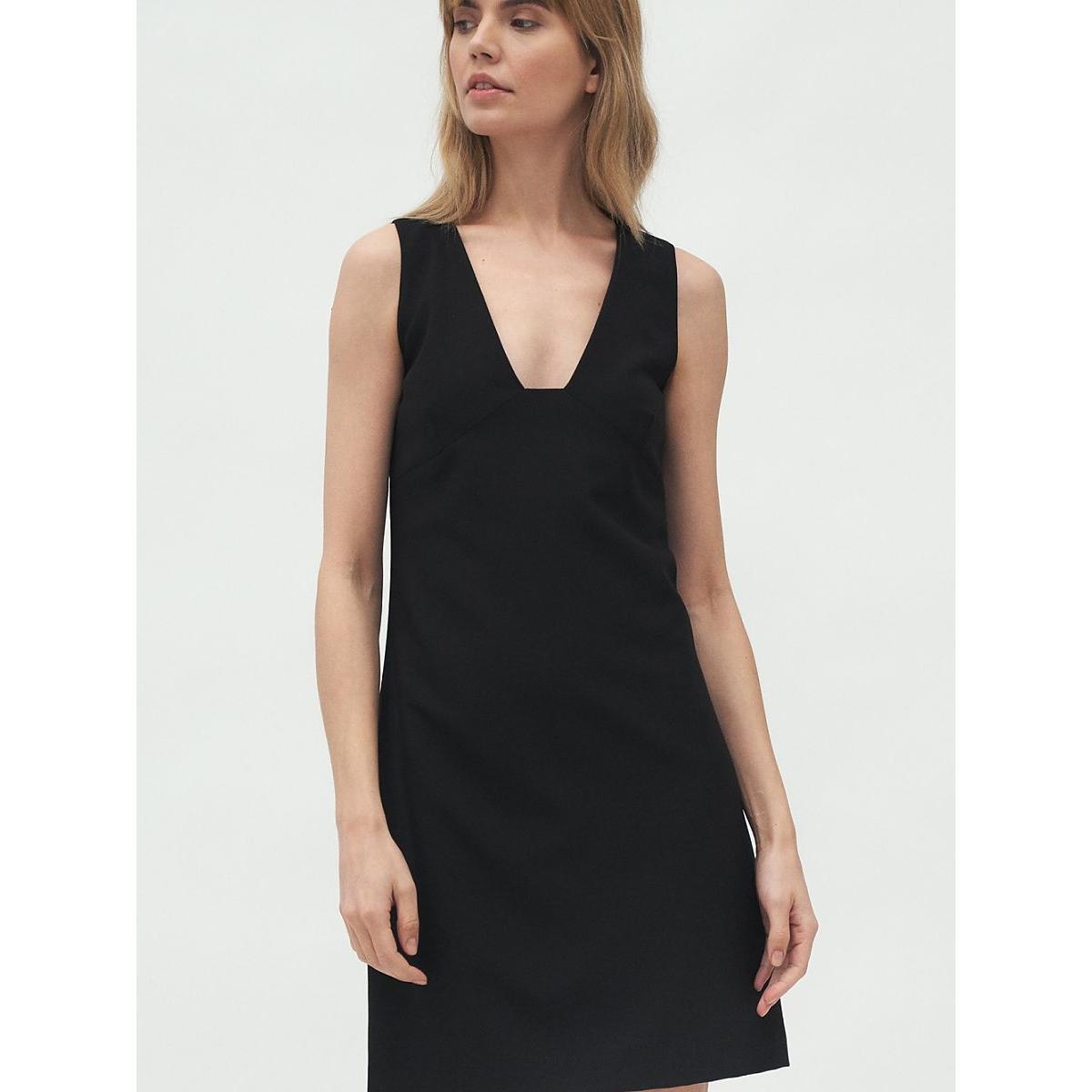 Nife, Damen, Kleider, Alltagskleid, Schwarz, (44)