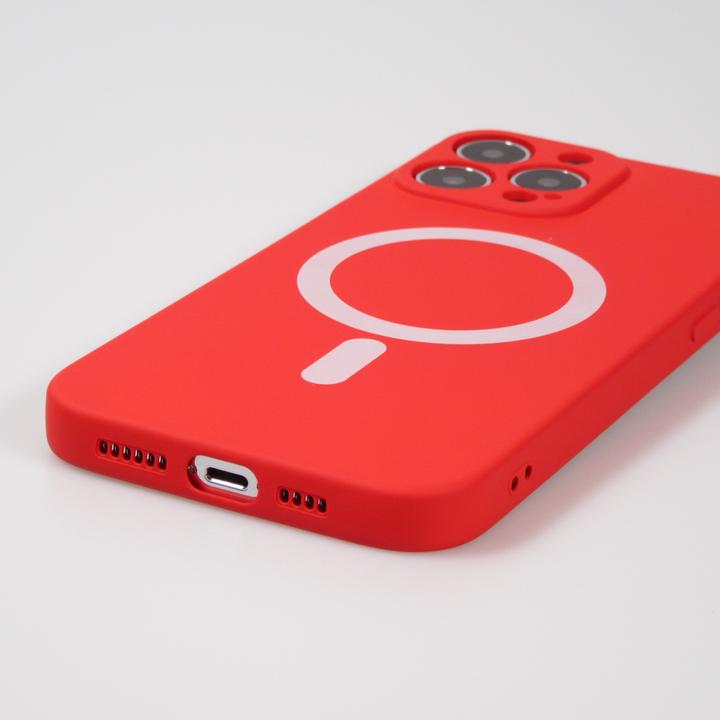 Produktbild PhoneLook Hülle Soft-Shell silikon cover mit MagSafe und Kameraschutz (Apple iPhone 15 Pro)