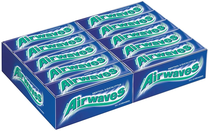 Airwaves Menthol & Eucalyptus (30 pcs., 420 g)