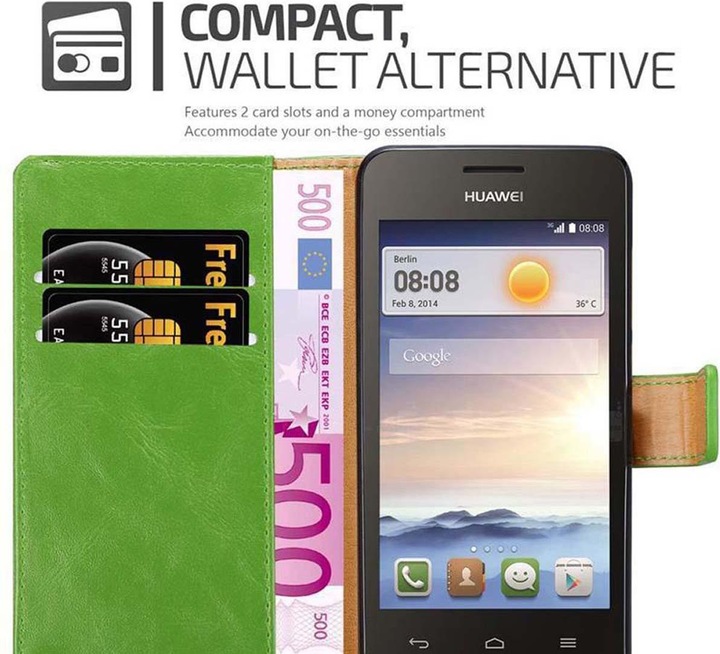 Produktbild Cadorabo Book Luxury Cover (Huawei Ascend Y330, Huawei Ascend Y360)