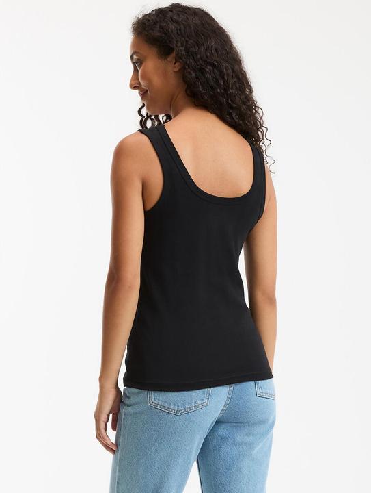 Image du produit La Redoute Collections Top mit rundem Ausschnitt (S)