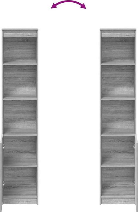 Actual product image vidaXL Highboard (37.50 x 35 x 180 cm)