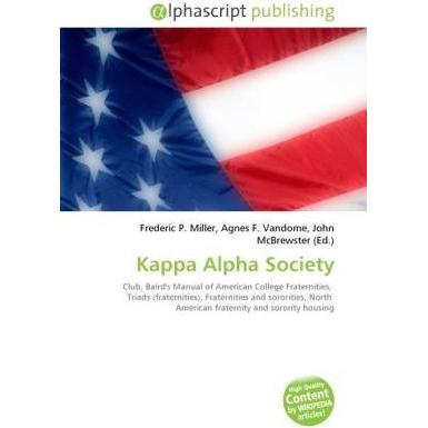 Kappa Alpha Society, Fachbücher
