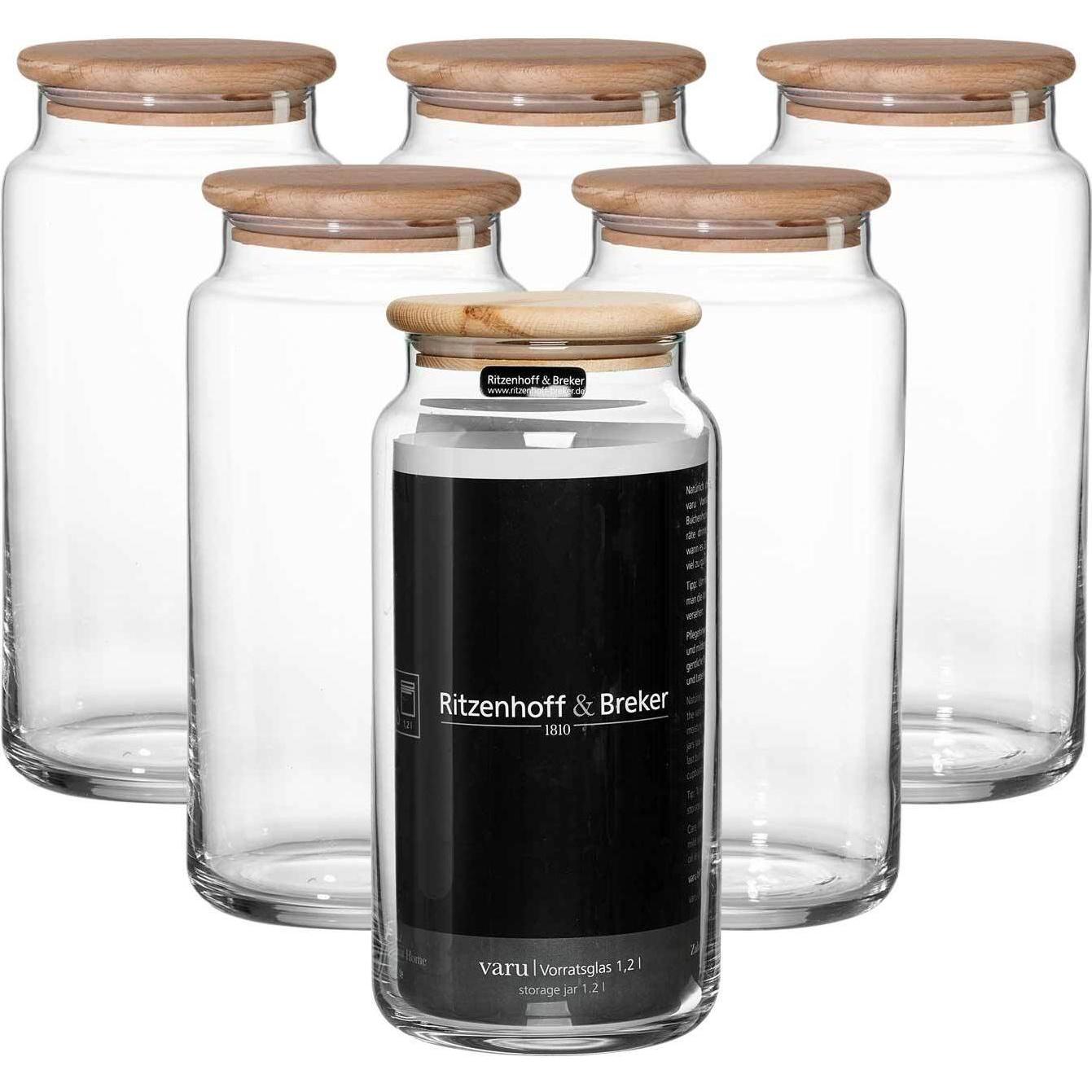 Ritzenhoff & Breker Varu Vorratsgläser, Vorratsbehälter, Transparent