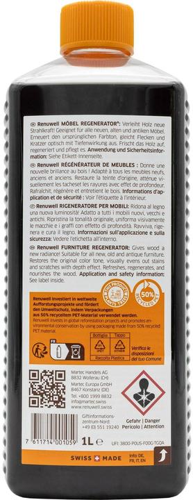 Actual product image Renuwell Möbel Regenerator (Colorless, 1 l)