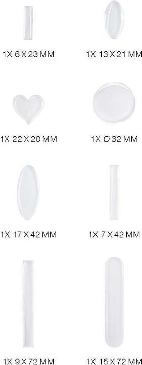 Actual product image Rico Design Silicone mould for hair clips and.500740