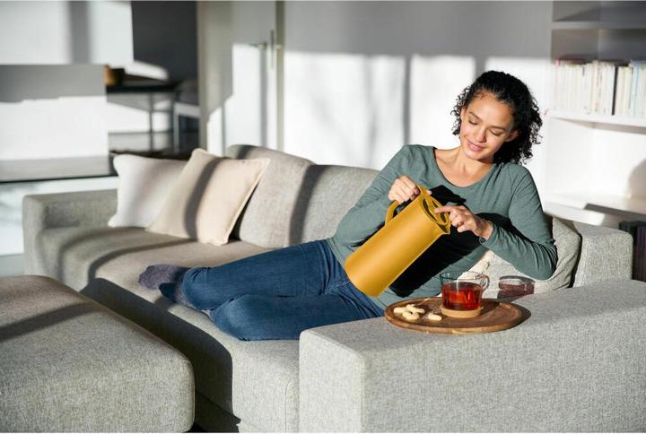 Actual product image Emsa MOTIVA Vacuum Jug 1L Mustard Yellow (1 l)