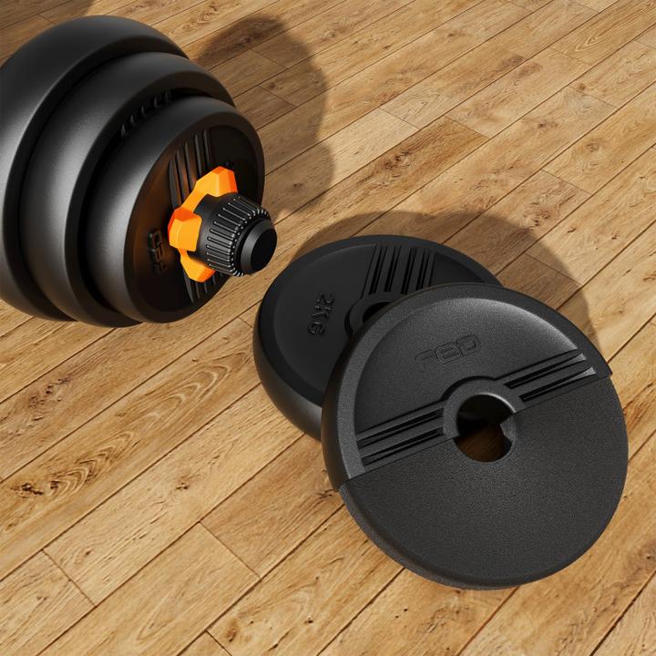 Actual product image FED Xiaomi 30 kg Dumbbell + Barbell + Kettlebell Kit V2