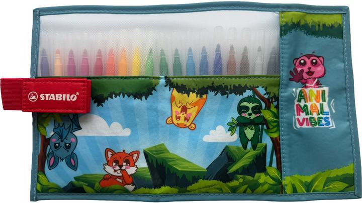 Actual product image STABILO Rollerset Power Animal V. (18x)