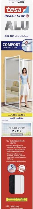 Actual product image tesa Insect screen Alu COMFORT for doors, XL insect screen (120 x 240 cm)