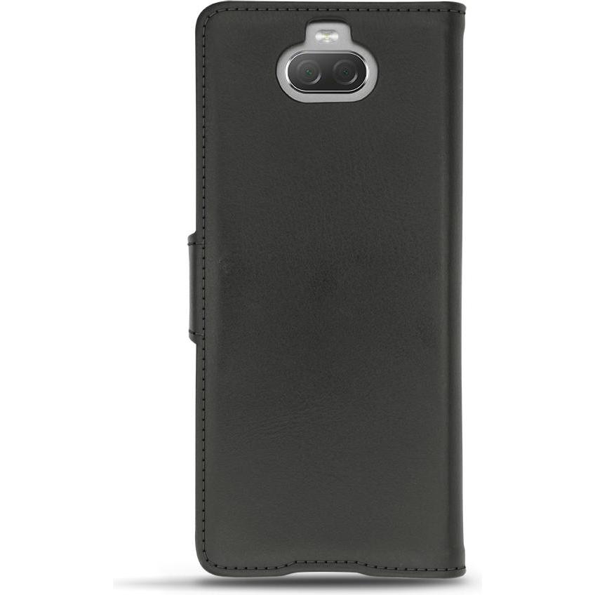 Noreve Lederschutzhülle Wallet (Sony Xperia 10), Smartphone Hülle, Braun