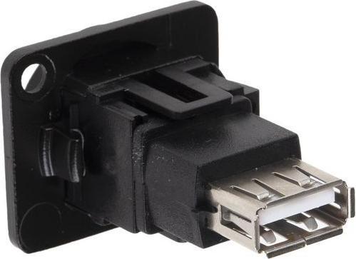 Produktbild RS PRO FT BLK METAL USB 2.0 A-A CSK XLR