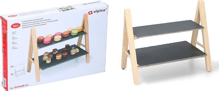 Actual product image alpina Etagere stand 2layer 32x18x28c