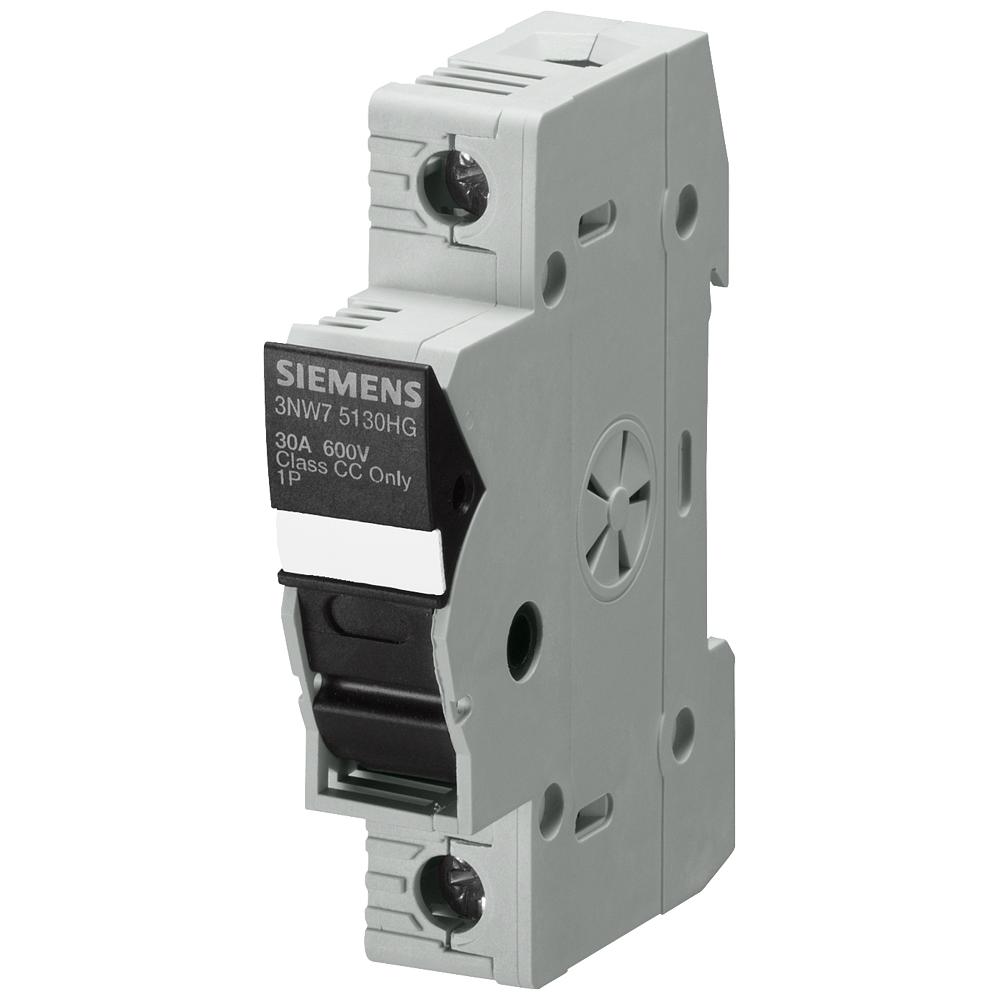 12x Siemens, Sicherung, Zylindersicherungssockel 1p., 1TE 3NW7513-0HG (Zylindersicherung)