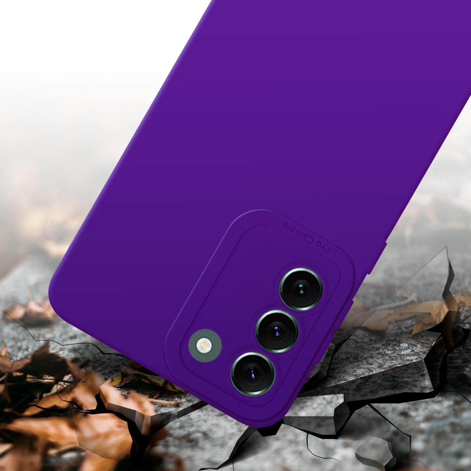 Thumbnail - Cadorabo Hülle für Samsung Galaxy S22 PLUS im TPU Fluid LM162 Style (Samsung Galaxy S22+), Smartphone Hülle, Violett