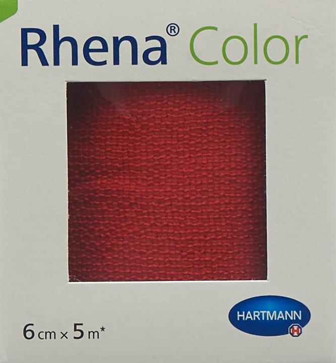 Produktbild Rhena Color Elastische Binden 6cmx5m rot