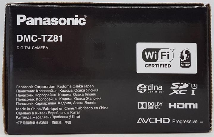 Produktbild Panasonic Lumix TZ81 (24 - 720 mm, 18.10 Mpx, 1/2,3'')