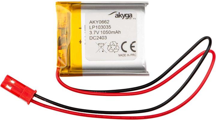 Actual product image Akyga LP103035 Akkupack x Spezial-Akku LiPo 3.7 V 1050 mAh (3.70 V, 1050 mAh)