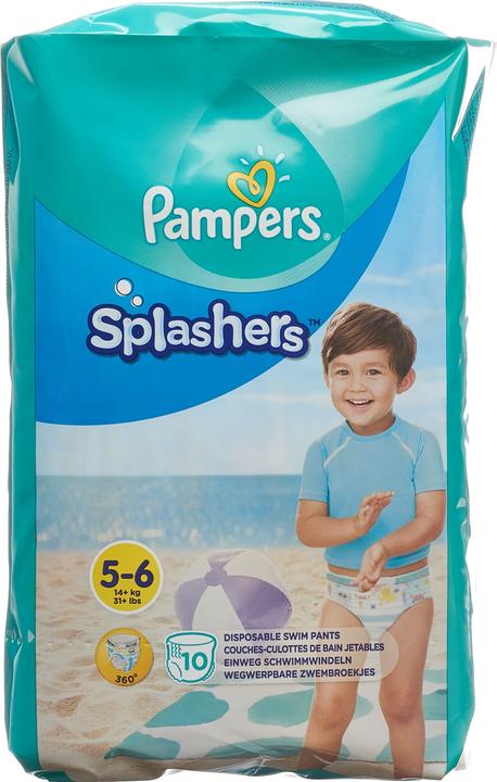 Pampers Splashers (Taille 5, Taille 6, Pack, 10 pièce(s))