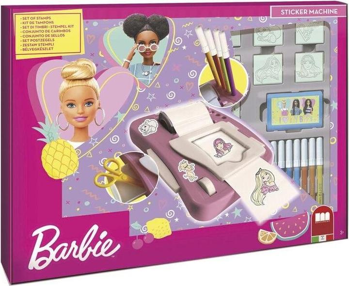 Produktbild Multiprint Barbie -Stickermaschinen-Set
