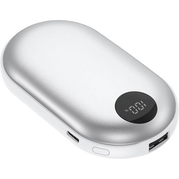 Thumbnail - Denver PBH-4003S Powerbank - Sølv - 4000 mAh (4000 mAh), Powerbank, Silber