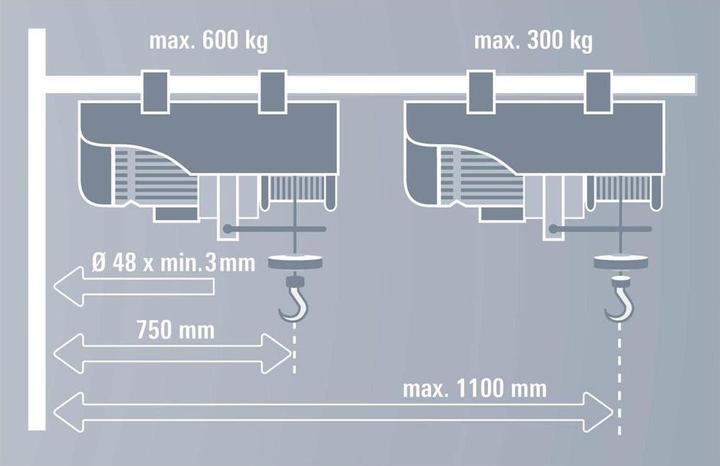 Image du produit Einhell Bras pivotant GT-SA 1200 (600 kg)