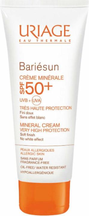 Actual product image Uriage BariÃ©sun Mineral Cream (Sun cream face, SPF 50, 100 ml)