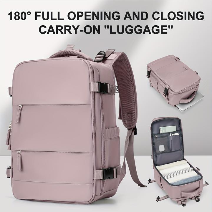 Produktbild Only-Bags.Store Grossvolumiger Reiserucksack, Unisex-Mode-Tragegepäck mit 180°-Öffnung, geringes Gewicht, mehrere