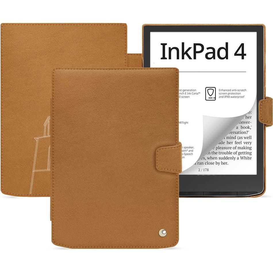Noreve Lederschutzhülle horizontal, eReader Zubehör, Braun