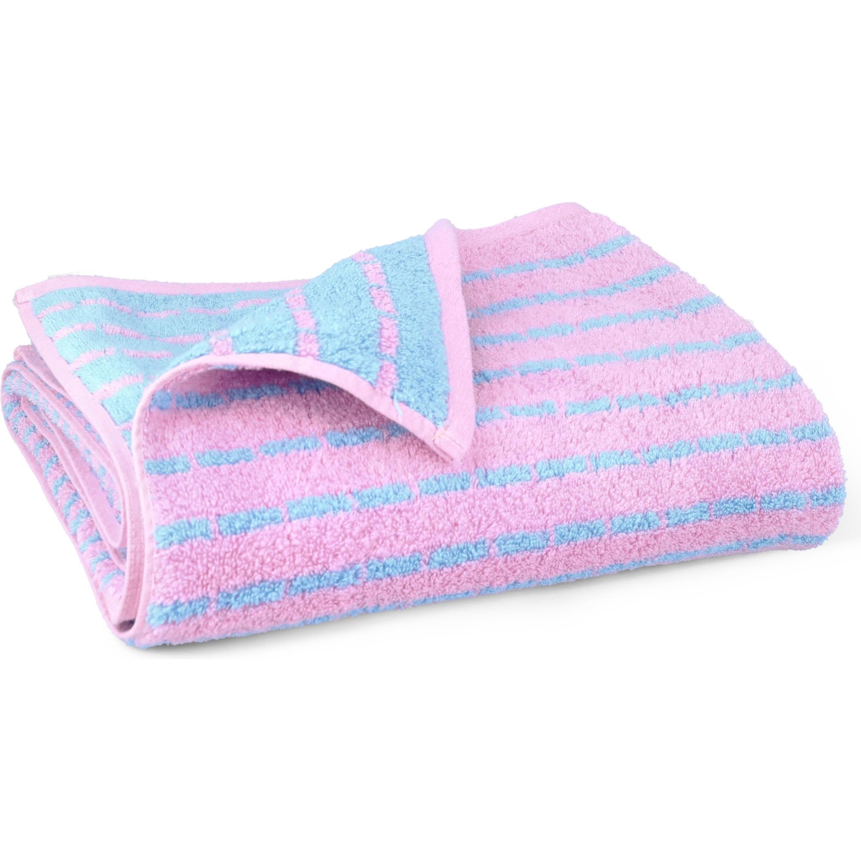 Juna, Asciugamano, - Nuance Handtuch - Hellblau/Rose - 70x140 cm (70 x 140 cm)