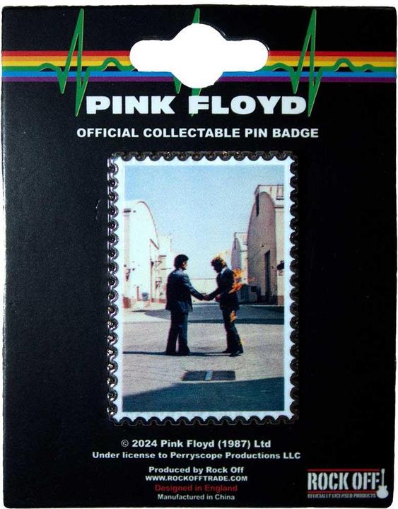 Produktbild Pink Floyd Briefmarke Abzeichen Wish You Were Here ZinkLegierung