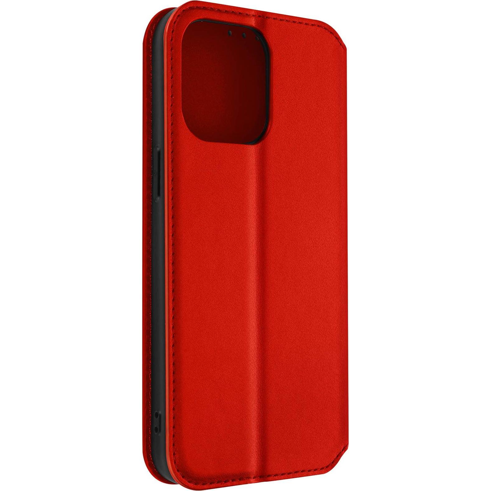 Thumbnail - Avizar Classic Edition Klappetui Series (Apple iPhone 14 Pro), Smartphone Hülle, Rot