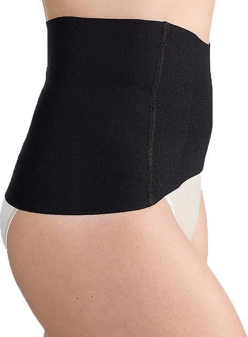 Produktbild Eusana Nierenwärmer anatomisch 100% Seide M schwarz (M)